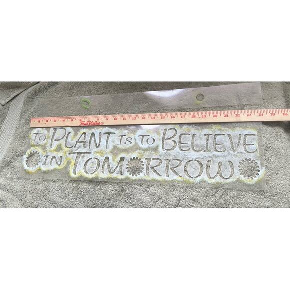 Lot Of 5 Reusable Mylar Stencils For Painting Signs Decor Funny Sayings Used - Picture 10 of 11